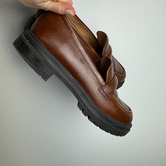 Madewell The Bradley Lugsole Loafer in Leather in Stable Brown - Picture 7 of 13